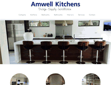 Tablet Screenshot of amwellkitchens.co.uk